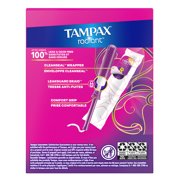 Tampax Radiant Tampons with LeakGuard Braid, Regular Absorbency, 14 Count