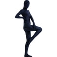 thumbnail image 5 of AOYLISEY Body de cuerpo entero verde para adultos, traje de cosplay Zentai de nailon y licra, mono de mujer para hombre, disfraz de Halloween, 5 of 5