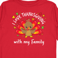 thumbnail image 4 of Inktastic I Love Thanksgiving with My Family-happy Turkey Boys or Girls Long Sleeve Toddler T-Shirt, 4 of 5