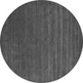thumbnail image 1 of Ahgly Company Indoor Round Abstract Gray Contemporary Area Rugs, 5' Round, 1 of 1