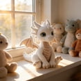 thumbnail image 4 of Hometravel Soft Knitted Cotton Dinosaur Plush Toy, Handmade Crochet Stuffed Animal Decor, Cute Knitted Dinosaur Figurine for Shelf, Bedroom, Gift Display, 4 of 5