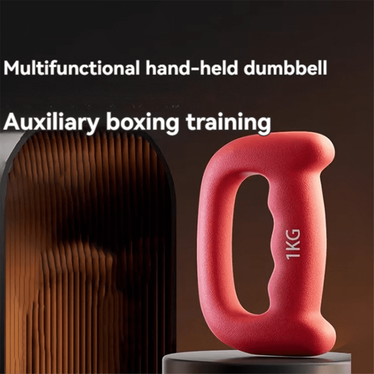 HOT Premium Hand Weights for Men and Women Shadowboxing, Boxing Training, Aerobics, Core Fitness Exercises(2kg) Red