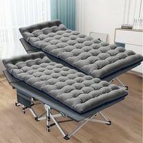 FICISOG Folding Camping Cots for Adults 900lbs Layer Oxford Sleeping Cots with Carry Bag & Mattress