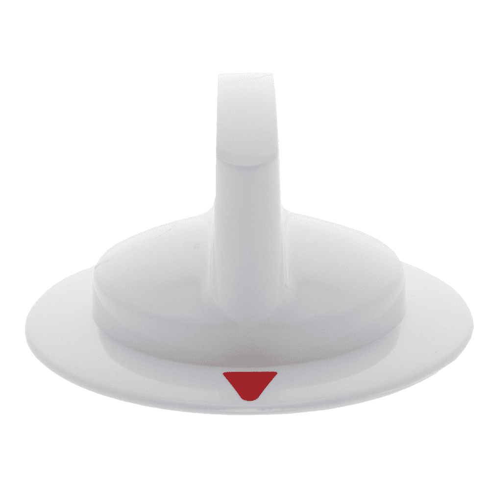 Dryer Timer Knob, White, for General Electric, AP2042269, PS266954, WE1X1263