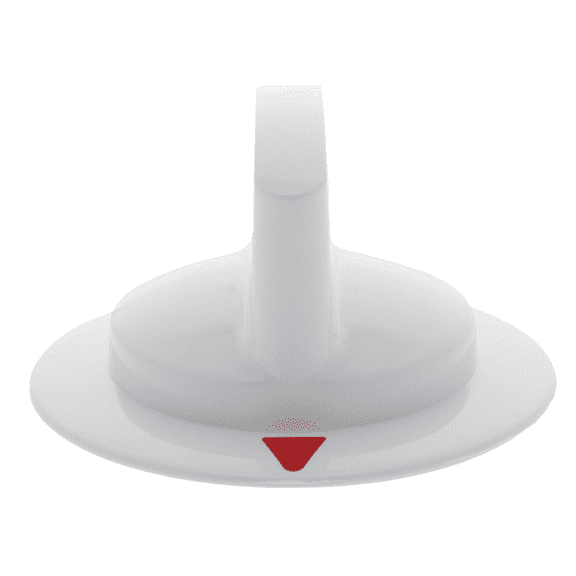 WE1X1263, White Dryer Timer Knob replaces GE, Hotpoint