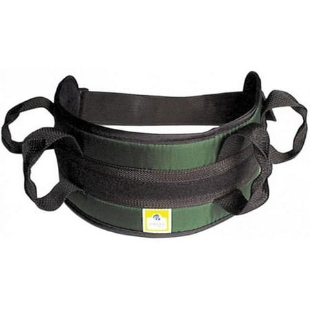Padded transfer belt, side release buckle, small, blue