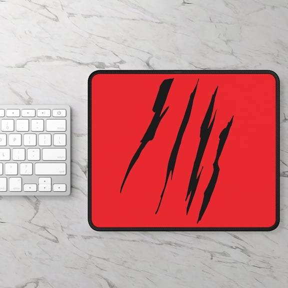 Effete Feline Claw Marks Scratch Gaming Mouse Pad