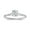 White Gold, variant on 0.50 Carat Solitaire Round Lab Grown White Diamond Textured Shank Engagement Ring for Women in 14K Solid Rose Gold, Size 7