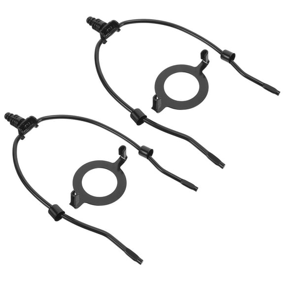 ULTNICE Lampshade Parts Lamp Black 2pcs