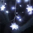 thumbnail image 3 of 110 V Snowflake LED String Curtain Lights Christmas Wedding Party Decor 3.5 M（Buy 2 Get 1 Free）, 3 of 5