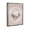 thumbnail image 3 of Stupell Round Boho Circles Contemporary Abstract Painting Gray Floater Framed Art Print Wall Art, 3 of 6