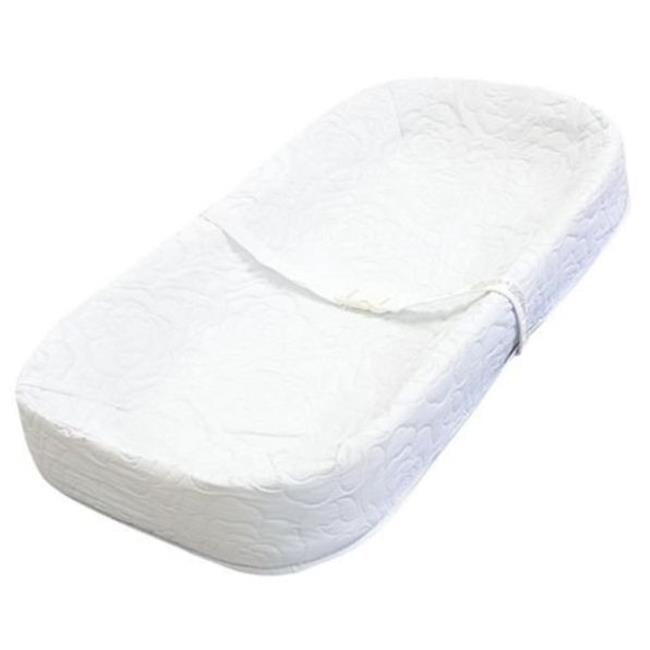 30" 30 Inch White LA Baby Waterproof Contour Changing Pad Made in USA 