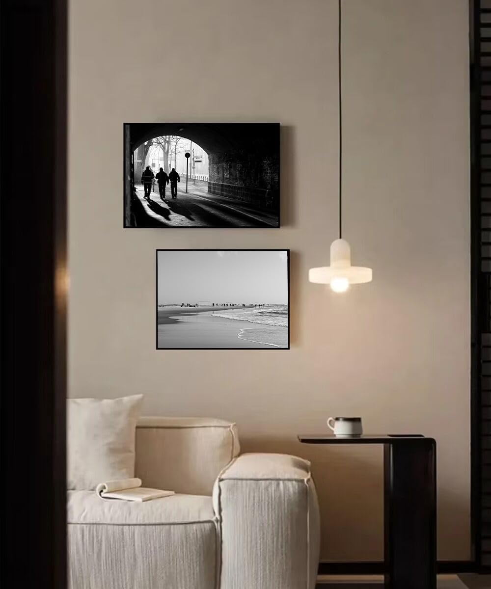 KAIWIN 3 Pack Poster Frames 16x24 Plastic Picture Frame for Horizontal and Vertical Wall Mounting,Black