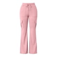 thumbnail image 6 of Ihhxva Women's Slim Fit Cargo Pants Elastic Waist Multi-Pockets Yoga Stretch Summer Casual S-2XL, 6 of 8