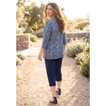 thumbnail image 2 of Catherines Women's Plus Size Suprema 3/4 Sleeve V-Neck Tee, 2 of 5