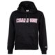 thumbnail image 1 of Champion Ladies Sweatshirt - Sudadera con capucha, capucha, bolsillo tipo canguro, logotipo, liso Negro S (Small), 1 of 3
