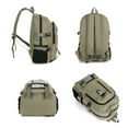 thumbnail image 2 of Mochila Mochila portátil para hombres Mochila de viaje Mochila de lona de gran capacidad Bolsa de almacenamiento Mochila escolar para acampar Senderismo Ciclismo Escuela de negocios Irfora Mochila, 2 of 7