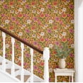 thumbnail image 2 of S4sassy Self-Stick Decorative Wallpaper, Vibrant Wildflower Bloom Wall Paper, Vinyl Waterproof Contact Paper, Yellow, 25"x120" Removable Renter Friendly Wall Covering For Bedroom, Dining room, 2 of 9