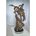 thumbnail image 5 of Nifao Jumbo Mountain Man by Remington Bronze Statue – Home Office Decor Sculpture, 13"L x 13"W x 37"H, 5 of 12
