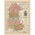 thumbnail image 2 of Martin 19x24 Black Ornate Wood Framed with Double Matting Museum Art Print Titled - Palencia Spain Europe - Martin 1911, 2 of 4