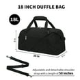 thumbnail image 6 of Small Gym Bag 18 inch Carry On Duffel Bag for Weekender Travel, 6 of 7