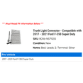 thumbnail image 2 of Trunk Light Connector - Compatible with 2017 - 2021 Ford F-350 Super Duty 2018 2019 2020, 2 of 2
