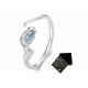 thumbnail image 1 of Anillo Flor De Tulipán Plata 925 Cristal Regalo Para Mujer Xtellar blanco, 1 of 4