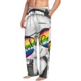 thumbnail image 2 of Kll Mens Pajama Pants For Men,Mens Lounge Pants,Funny Gifts For Men,Men'S Pajama Bottoms-Panda With Sun Glasses, 2 of 9