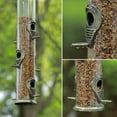 thumbnail image 2 of Urban Deco Metal Bird Feeder Tube Hanging Wild Bird Seed Feeder,Steel Hanger Great for Attracting Birds (Bronze), 2 of 7