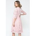 thumbnail image 3 of Floral Lace Surplice Maternity Dress, 3 of 3