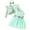 Green-Rnu, variant on Mnyotv Baby Girl Tutu Dress with Cardigan Headband 3Pcs Set Floral Mesh Dresses Birthday Outfits for Girls Size 6-9Months