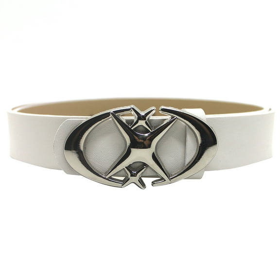 Yauxim Belt Vintage Punk Buckle Belt for Men and Women Stylish Waistband for Jeans and Pants