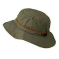 thumbnail image 4 of Big Size Adjustable Draw Cord Talson UV Bucket Hat - Olive XL-2XL, 4 of 5