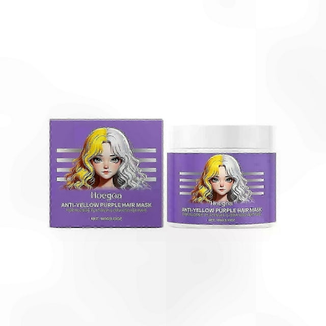 Hydrating Hair Mask for Blonde, Gray, Silver & Platinum Tones - Intense Moisture & Shine Boosting Treatment Solution