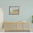 thumbnail image 2 of Stupell Coastal Sandy Sunlit Beach Landscape Painting Gray Floater Framed Art Print Wall Art, 2 of 6