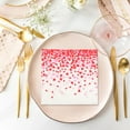 thumbnail image 2 of Lilixerw 20 PCS Disposable Heart Shaped Napkins for Valentine's Day Party,Love Themed Printed Paper Napkins for Wedding Table Decor,Dinner Party,6.5x6.5 Inch, 2 of 6