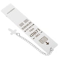 thumbnail image 3 of White Stainless Steel Bookmark for Reading Decorative Gift for Readers Students Lightweight, 3 of 8
