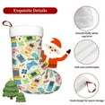 thumbnail image 5 of Salouo Playing Video Games Print Christmas Stockings,Large Xmas Stocking Set of 1 Holiday and Farmhouse Stocking for Christmas Holiday Party Decoration(17.7*11 Inch), 5 of 7