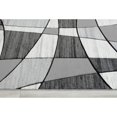 thumbnail image 2 of Handcraft Rugs-Color Block/Geometric/Linear Modern Contemporary Hand Carved Area Rug-Silver/Gray/Black, 2 of 5