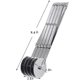 thumbnail image 2 of 2024,5 Wheel Pastry Slicer, Stainless Steel Telescopic Pizza Slicer, Multi Wheel Cutter, Dough Divider, 2 of 5