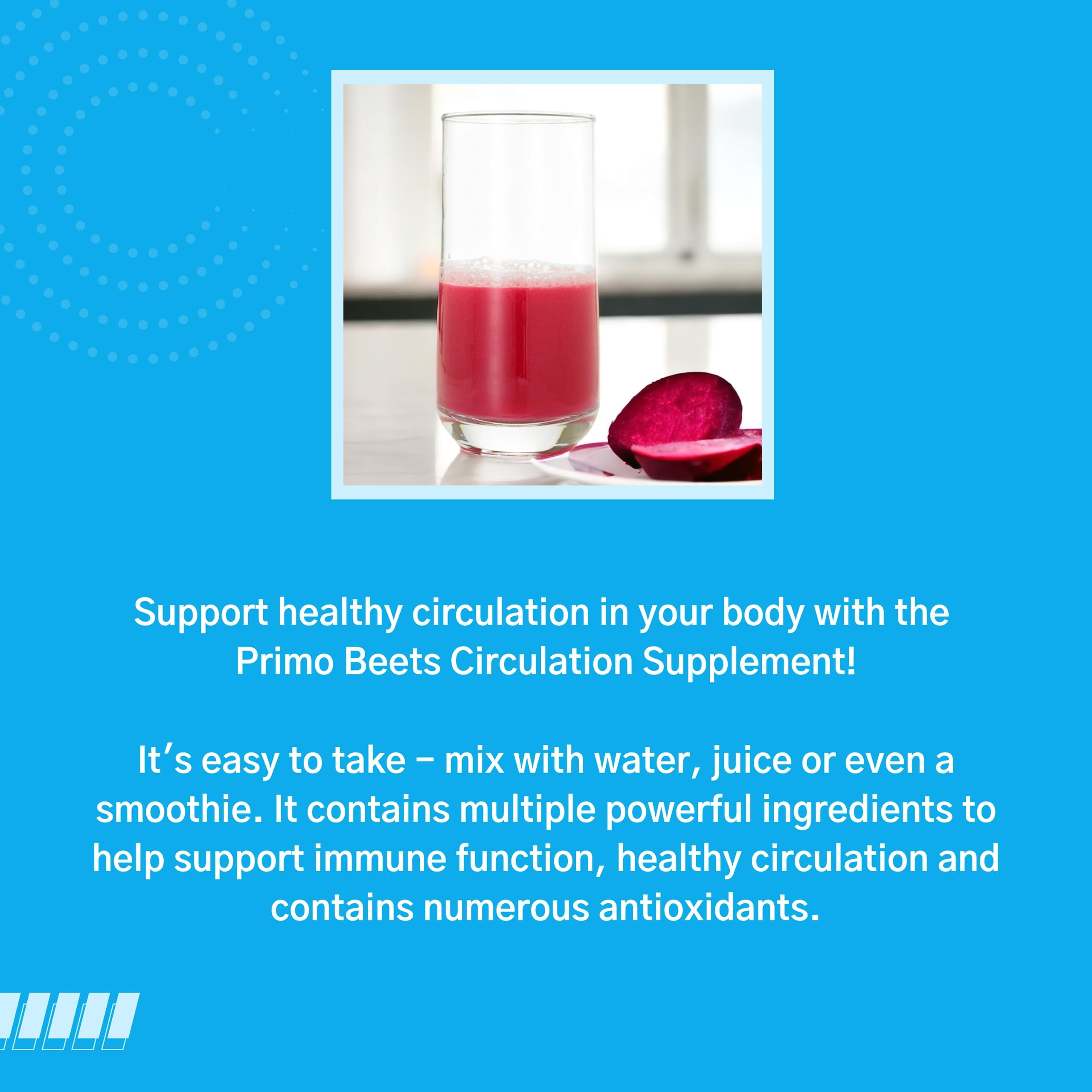 Consult Beaute Primo Beets Powder Drink Mix with Electrolytes, Nitrates, Energy Boost - Natural Flavor - 30 Servings