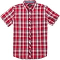 thumbnail image 3 of Alpinestars Variance Mens Short Sleeve Plaid Woven Shirt Red, 3 of 3