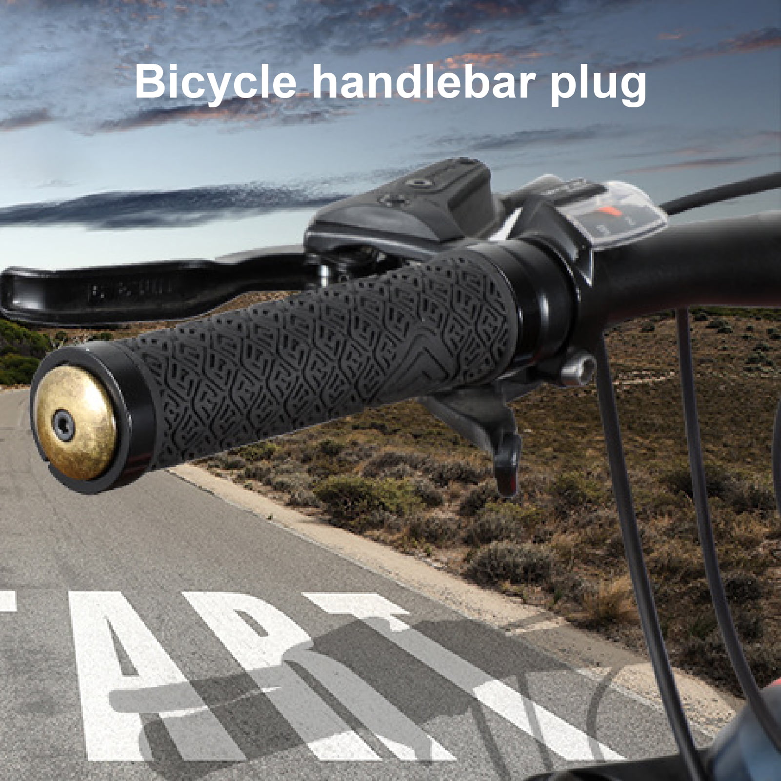2 x Aluminum Bike Handlebar Bar End Plug Caps Bicycle MTB Road Anti-slip Cycling