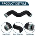 thumbnail image 4 of Unique Bargains Radiator Hose Heater Hose for Volkswagen Passat 1.9 2.0 TDI 2003-2005 No.3B0145834N Rubber Boost Hose Black 1 Pc, 4 of 6