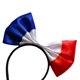 thumbnail image 3 of Diadema con pajarita, banda para el pelo ligera de satén con bandera de país para mujeres, señoras y niñas, 3 of 7