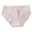 Pink, variant on 3 Pack Underwear for Women Letter Logo Low Waist Striped Tangas No Show Bikini Thongs Ladies Panties