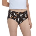 thumbnail image 6 of Pofeuu Jumping Skull Print Soft Cotton Underwear Girls'Briefs Soft Undies, 6 of 7