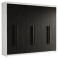 thumbnail image 1 of Ropero Closet Madesa Venus 6 Puertas 180cm Blanco/Negro, 1 of 5