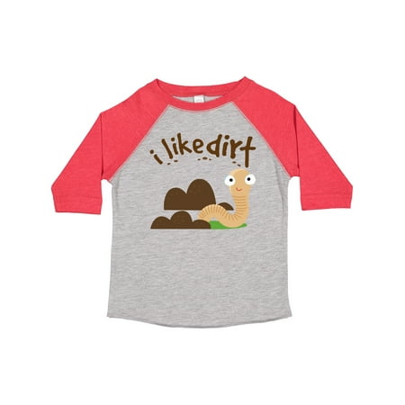 

Inktastic I Like Dirt Earthworm Boys or Girls Toddler T-Shirt