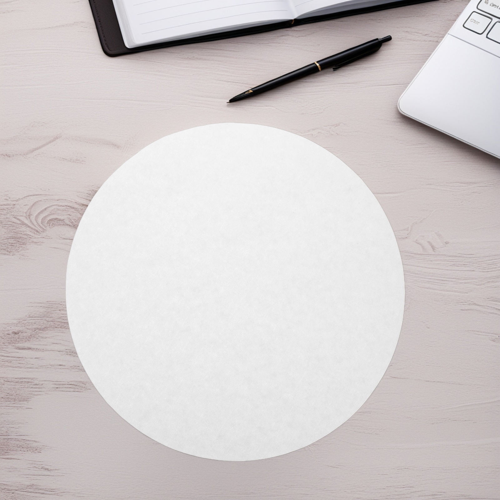 OUNONA 100 Sheets Round Xuan Paper for Chinese Painting Lightweight Blank Rice Paper for Calligraphy Watercolor and Ink Art